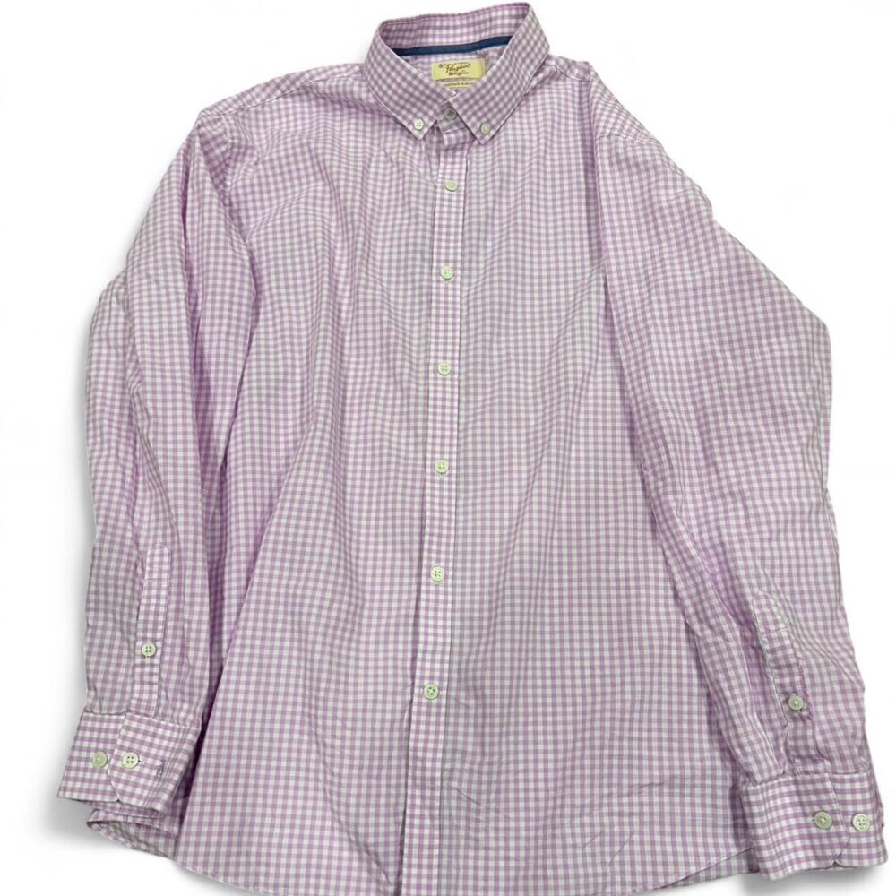 Penguin Men's Purple and Pink Shirt